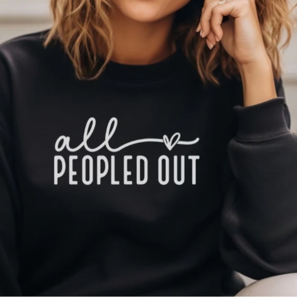 “ALL PEOPLED OUT” tee